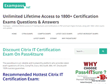 Tablet Screenshot of exampass.net